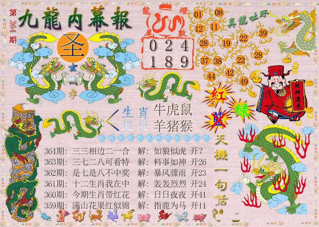 364期九龙内幕报[图]