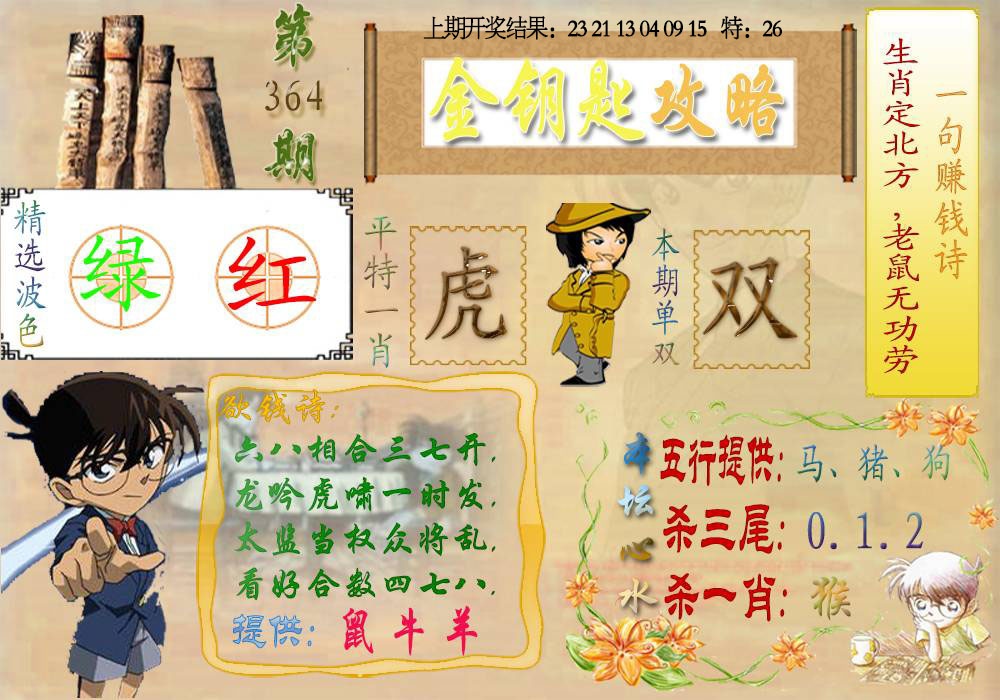 364期《金钥匙攻略》[图]