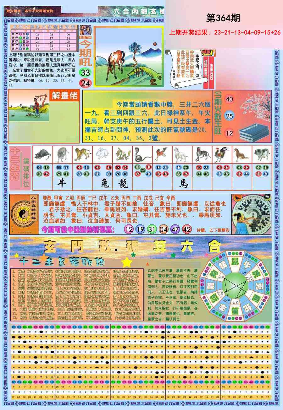 364期(新版)内部玄机A[图]