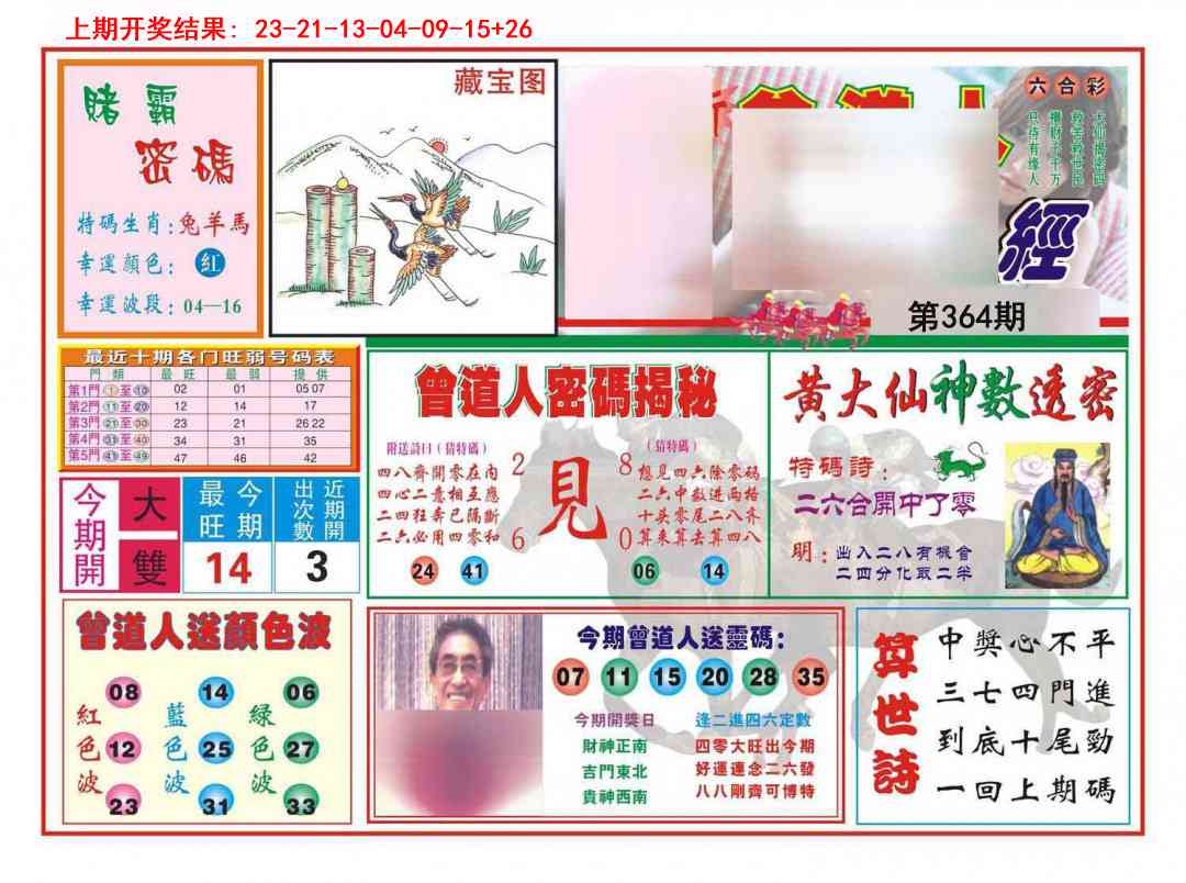 364期赢钱一经[图]