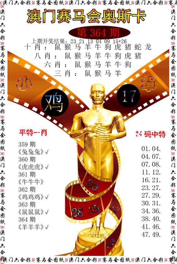 364期新奥斯卡[图]