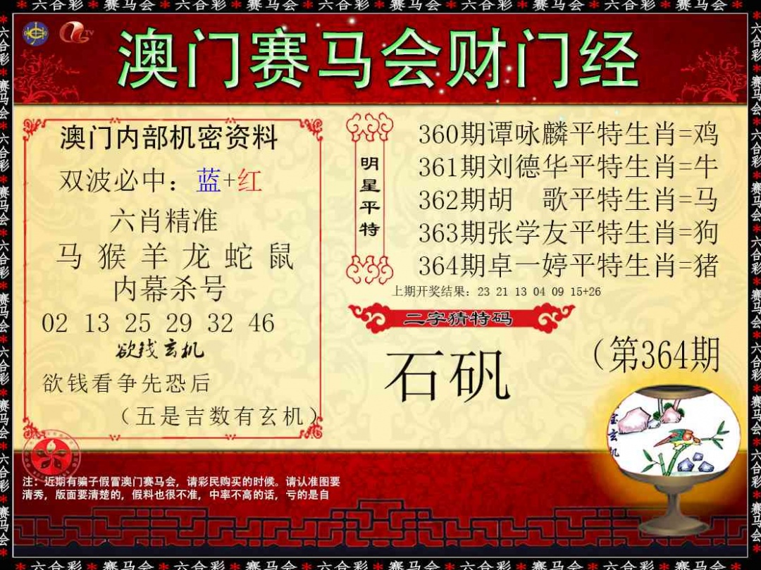 364期财门经[图]