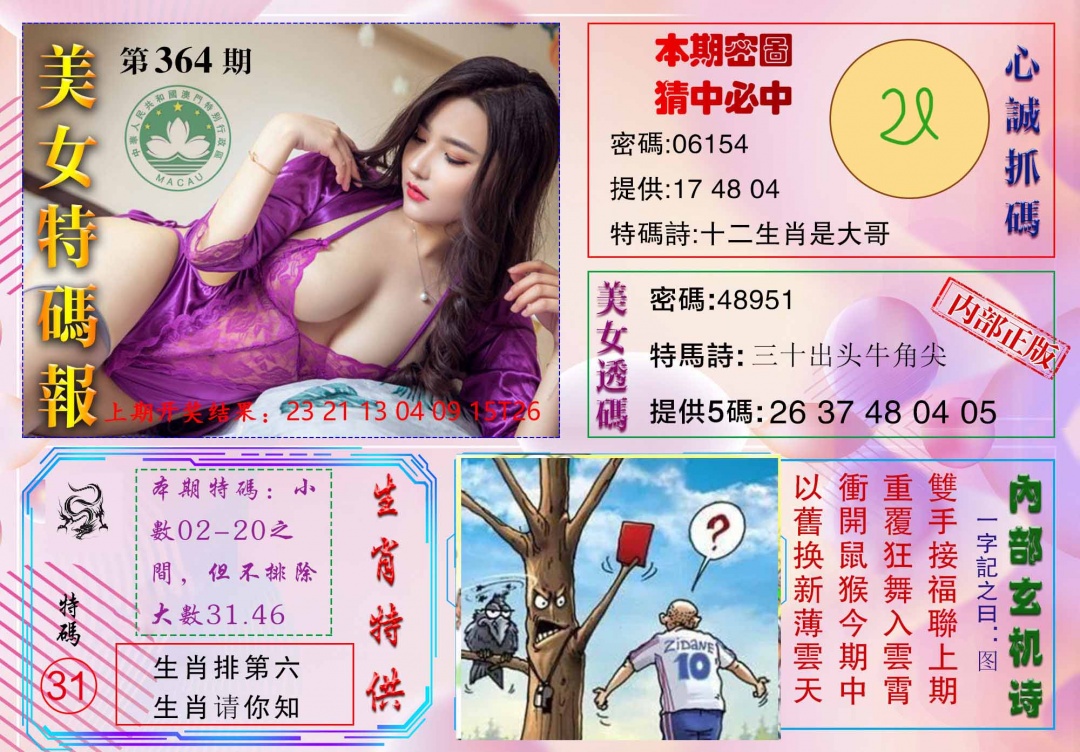 364期美女特码报[图]