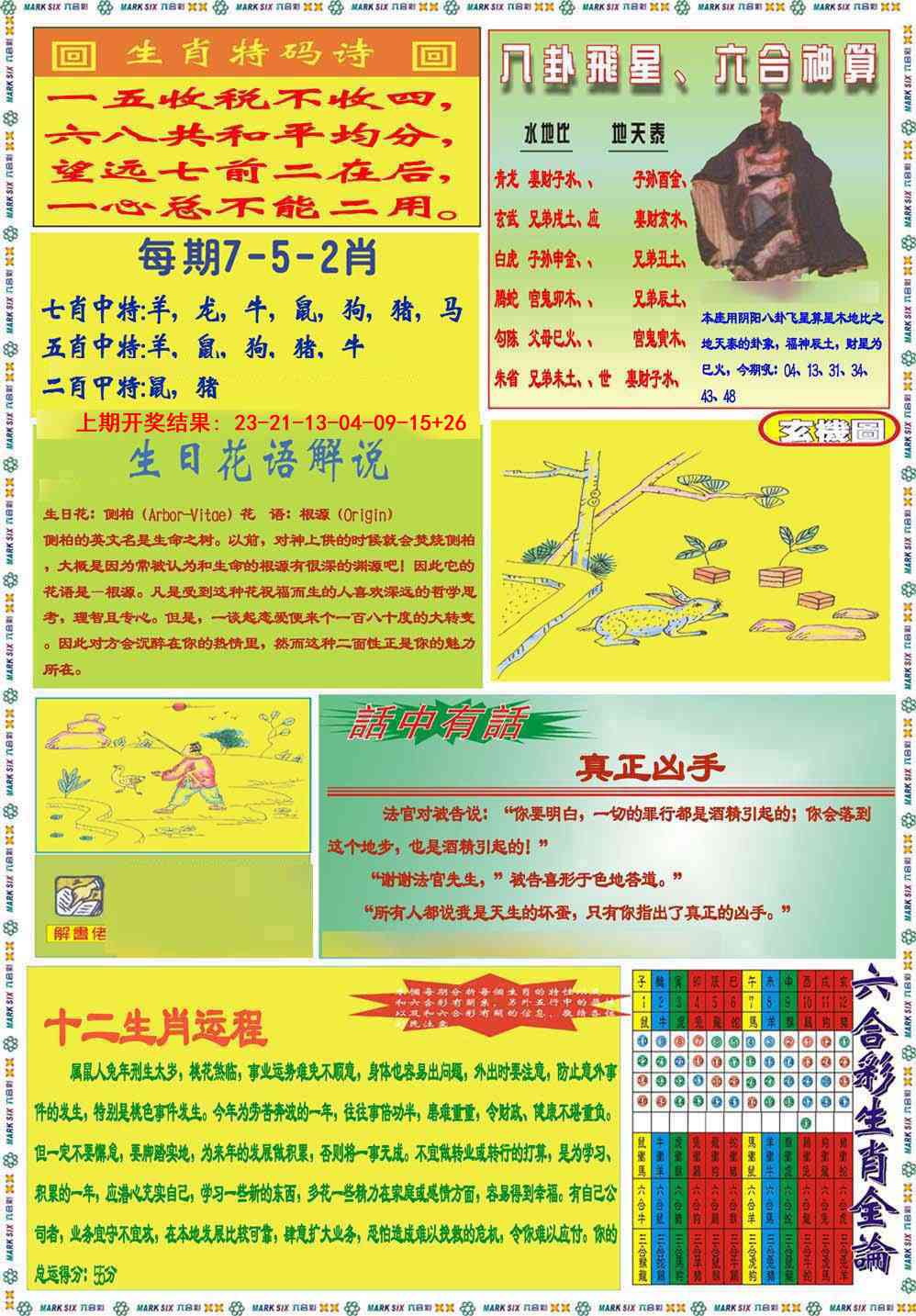 364期九龍马经B(推荐)[图]