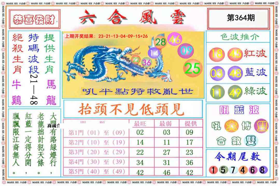 364期六合风云《另版》[图]