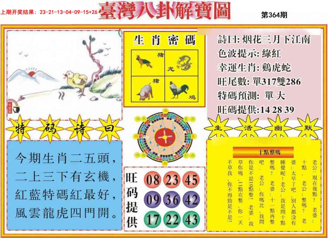 364期台湾八卦解宝图[图]