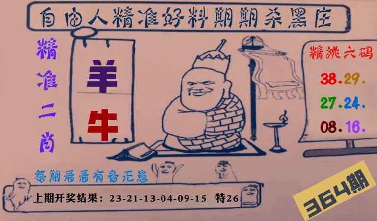 364期自由人二肖六码[图]
